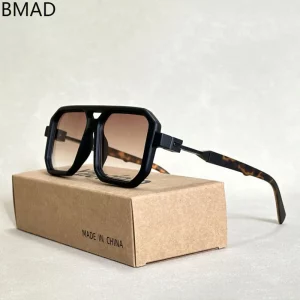 משקפיים וינטאג' ריבועיים משקפי שמש אופנתיים