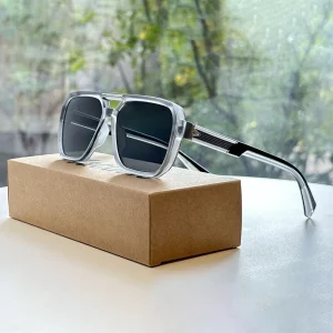 משקפי שמש ריבועיים חדשים לנשים מגמה אופנתית מותאמת אישית וינטאג' לגברים