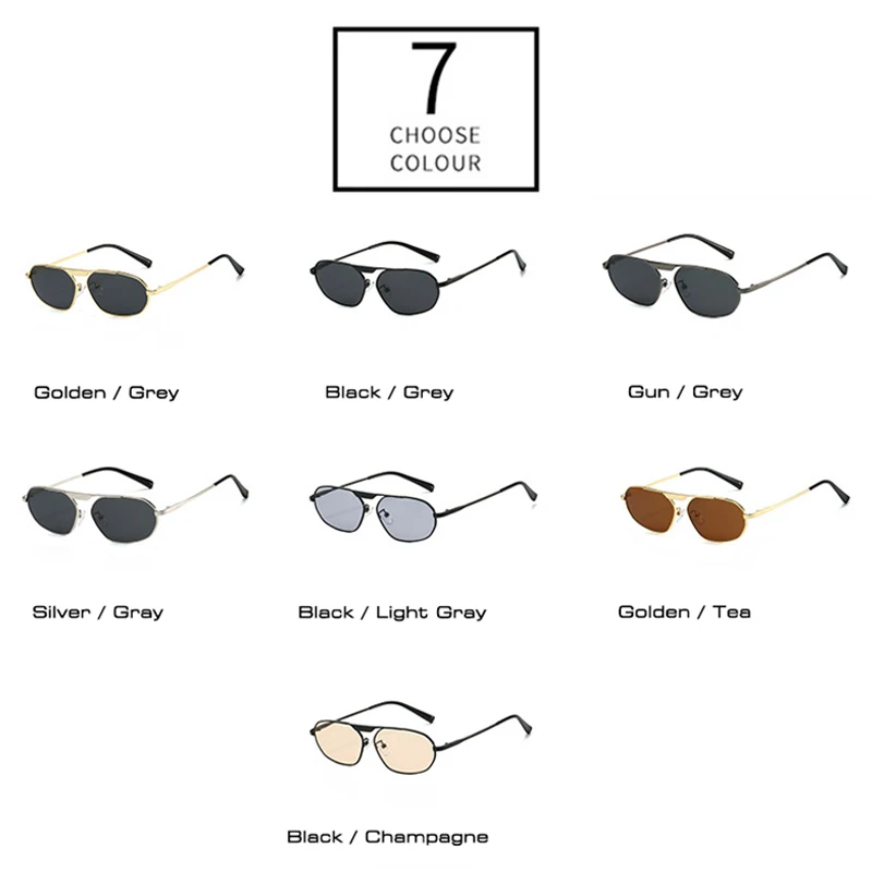 משקפי שמש נשים מתכת עין חתול רטרו מותג אופנה גברים פאנק – תמונה 4