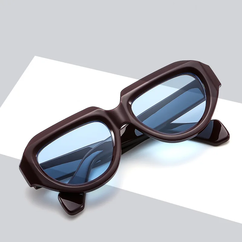 משקפי טיסה רטרו לנשים UV400 מסגרת בסגנון פאנק – תמונה 7