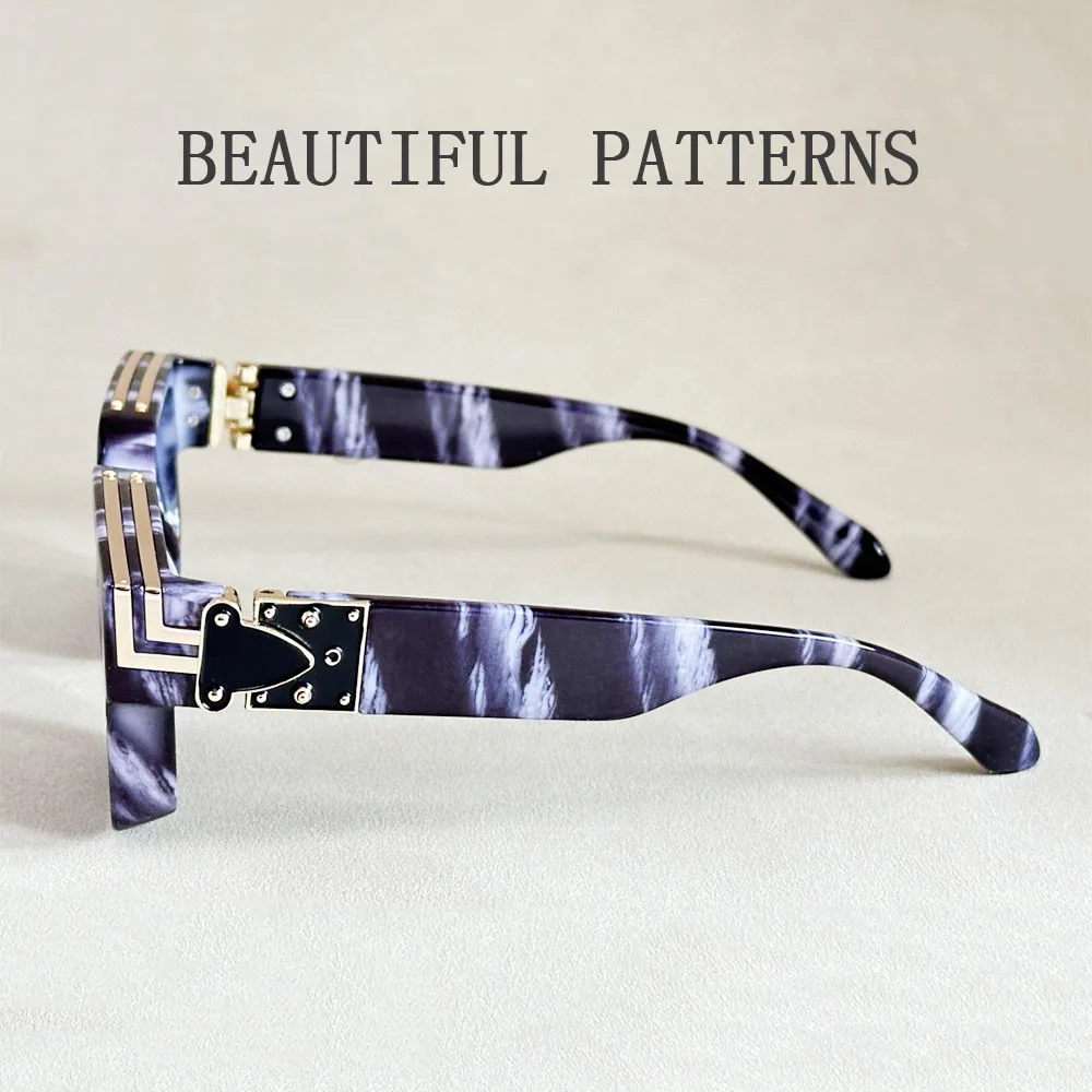 משקפי שמש אופנתיים עבור גברים מרובעות לנשים, וינטאג' מעצבים – תמונה 9
