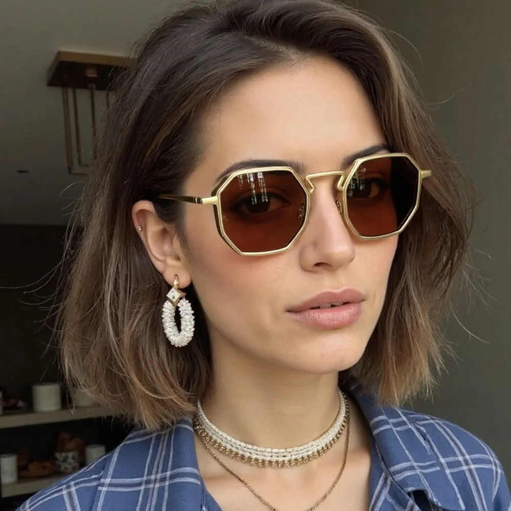 משקפי שמש חדשות וינטאג' גברים נשים – תמונה 5