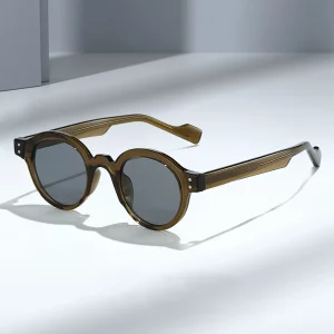 משקפי שמש נשים מעוגלות רטרו לגברים בסגנון פאנק SALE