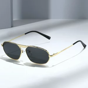 משקפי שמש נשים מתכת עין חתול רטרו מותג אופנה גברים פאנק