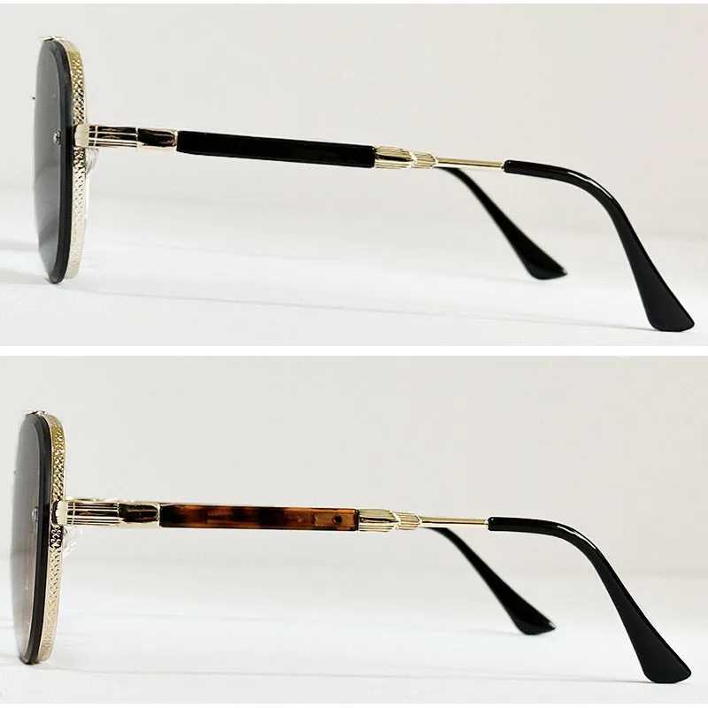 משקפי שמש חופשה עבור גברים מעצב סגלגל – תמונה 7