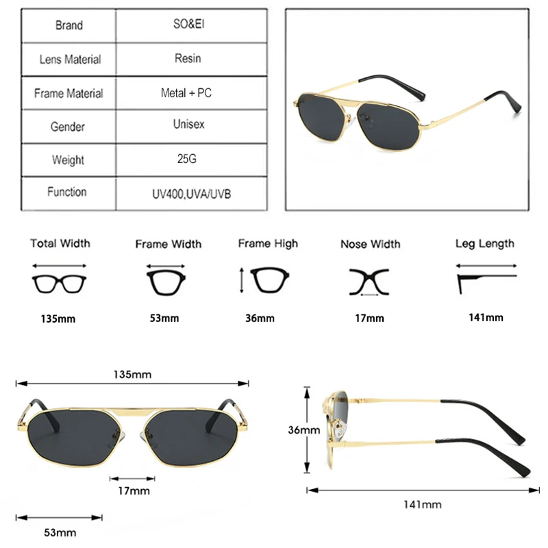 משקפי שמש נשים מתכת עין חתול רטרו מותג אופנה גברים פאנק – תמונה 5