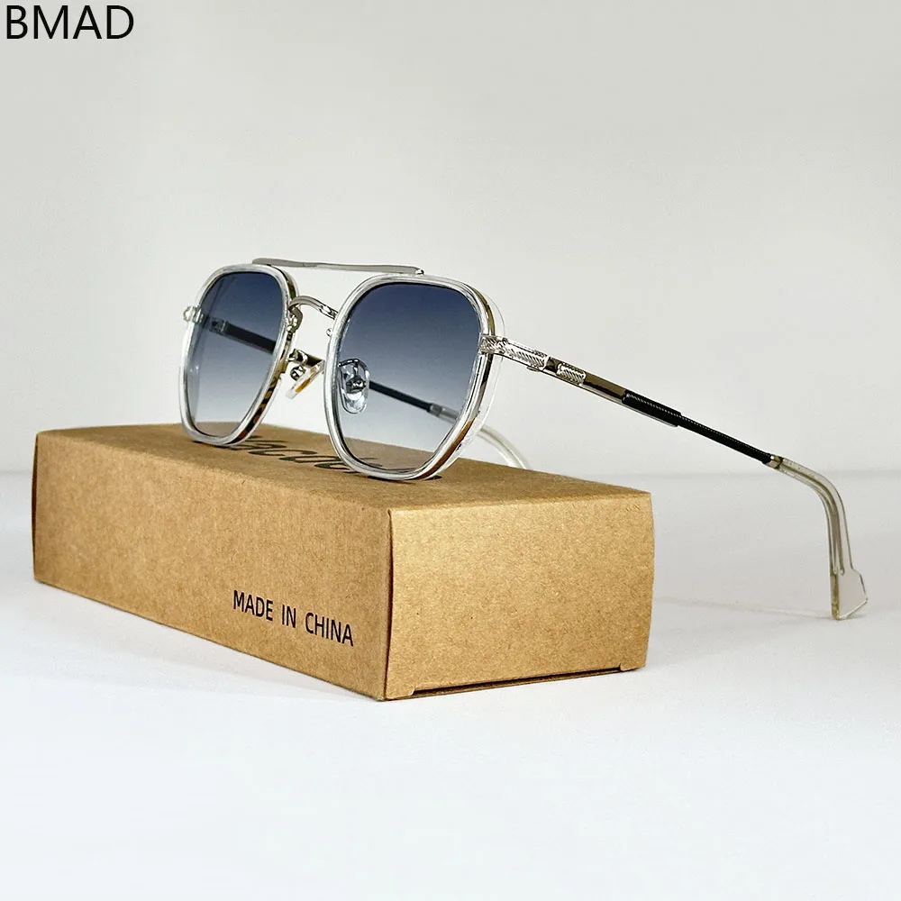 משקפי שמש מעצבים לגברים טרנדיים וינטאג' יוקרתיים – תמונה 2