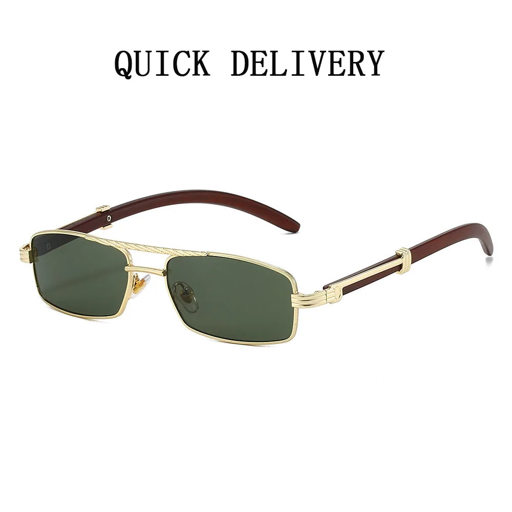 משקפי שמש יוקרתיות לנשים מגניבות ומודרניות ריבועיות וינטאג' – תמונה 7