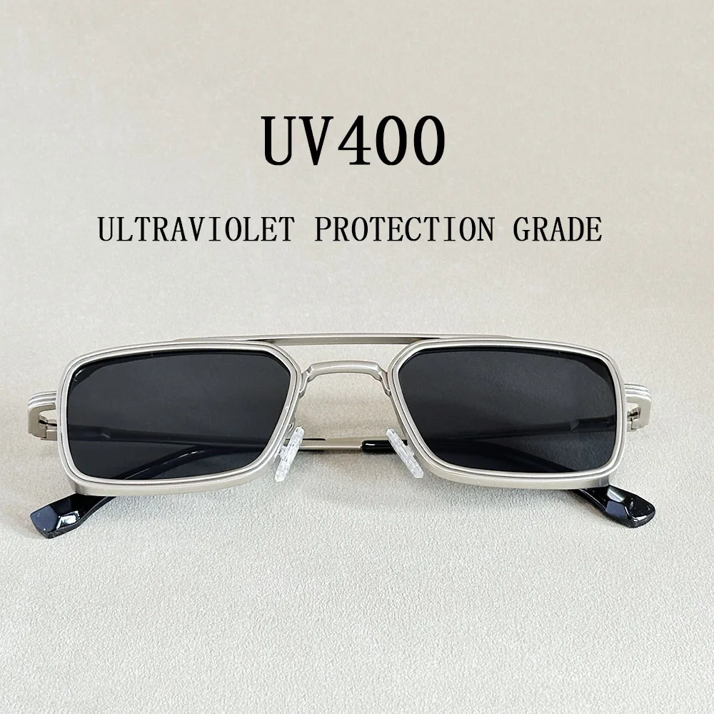 משקפי שמש מעצב לגברים ריבועיים סטימפאנק לנשים – תמונה 8