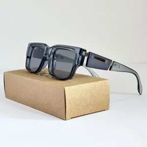 משקפי שמש מעצב יוקרה לגברים פאנק וינטאג' ריבועיים
