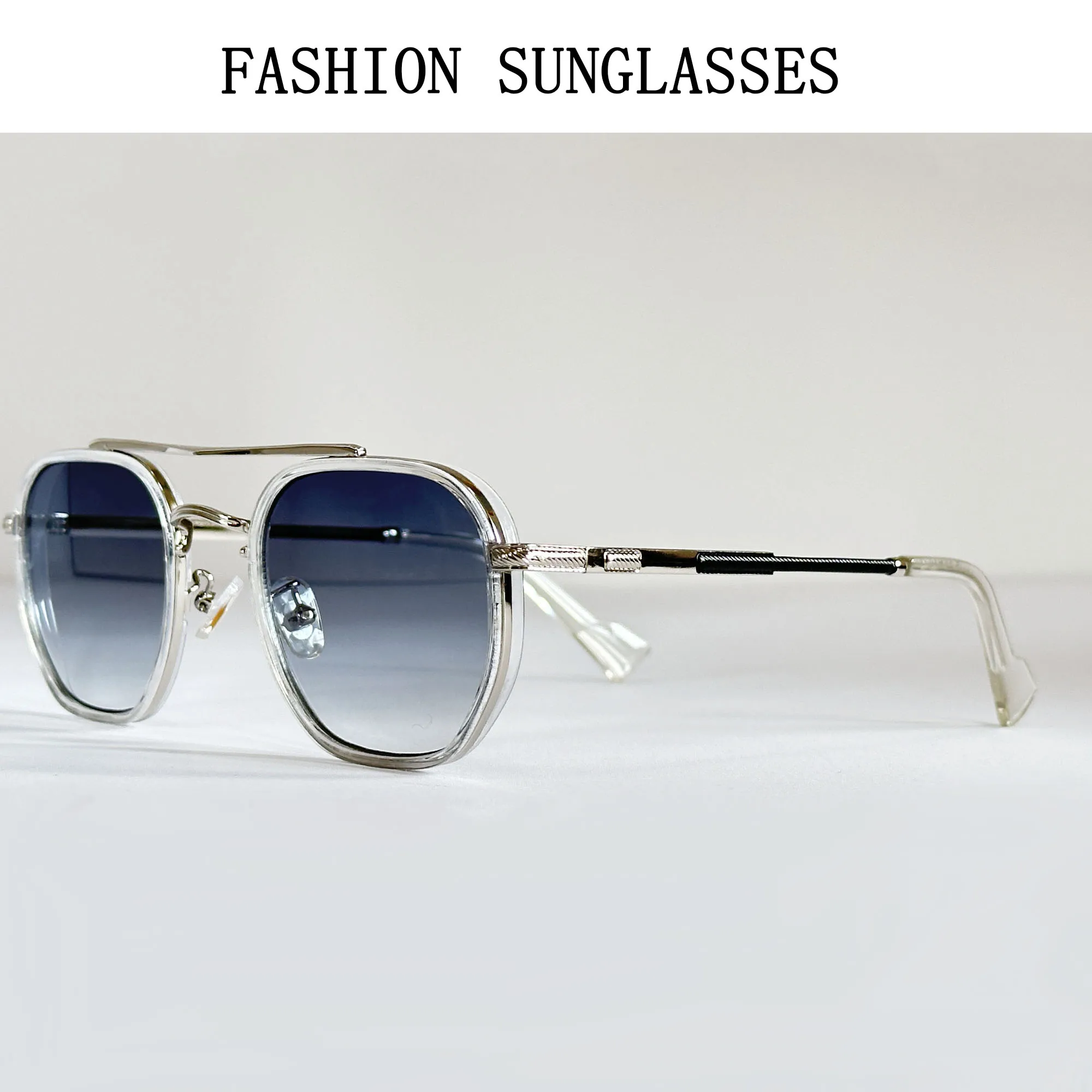 משקפי שמש מעצבים לגברים טרנדיים וינטאג' יוקרתיים – תמונה 3