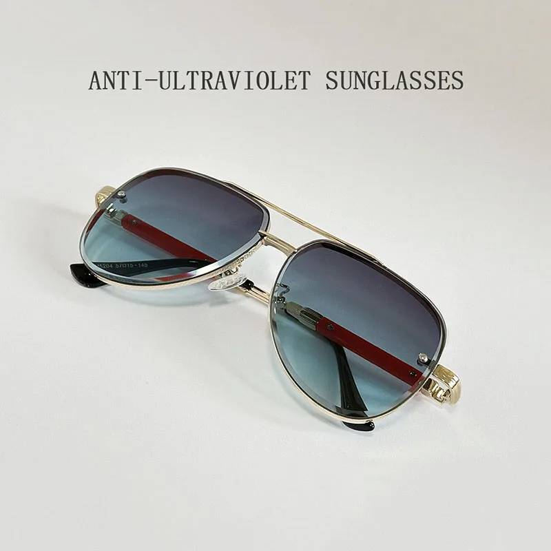 משקפי שמש חופשה עבור גברים מעצב סגלגל – תמונה 9