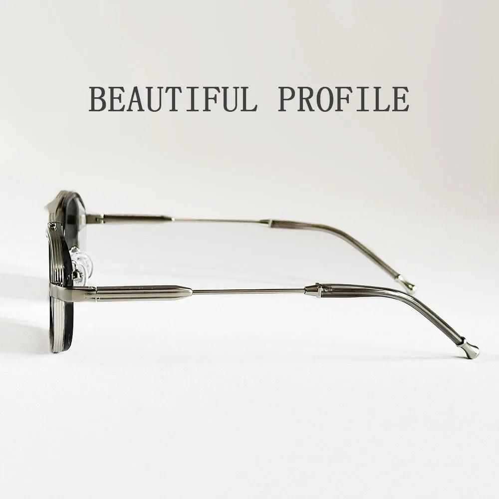 משקפי שמש אובליים וינטאג' מעוצבים לשנת 2025, משקפי שמש אופנתיים בסגנון פאנק, משקפי שמש סטימפאנק, משלוח ישיר, משקפי שמש Gafas Lentes Lunette – תמונה 6