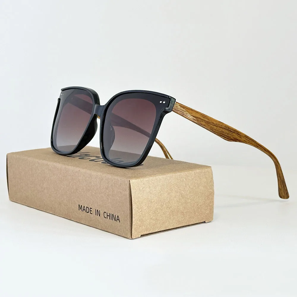 משקפי שמש גדולות חדשות לנשים מעצבות חיצוניות טרנדיות וינטאג' – תמונה 8