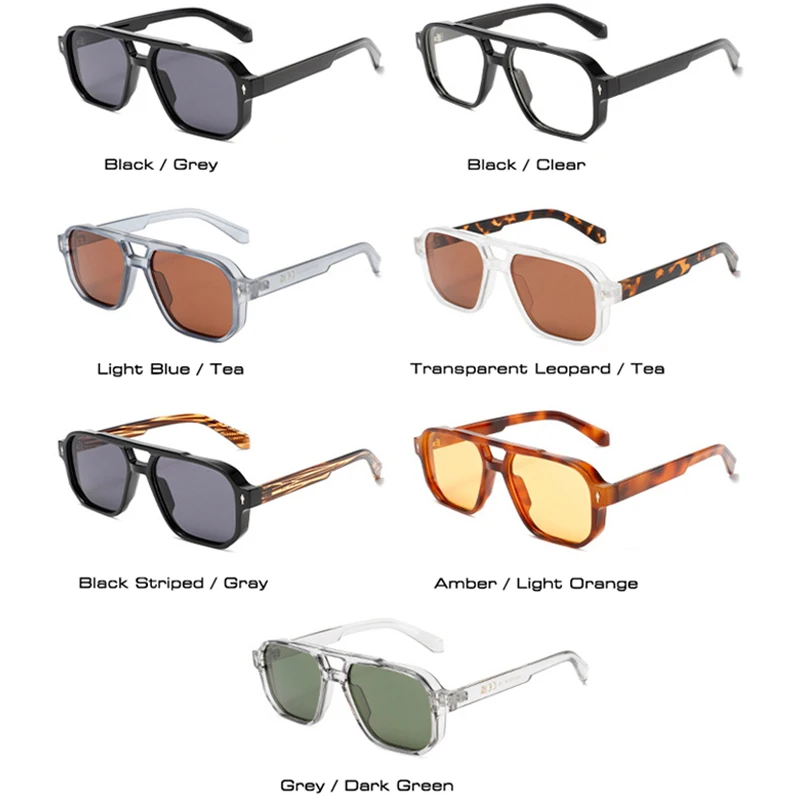 גשרים מרובעים משקפי שמש אופנה נשים טרנדים SALE – תמונה 3